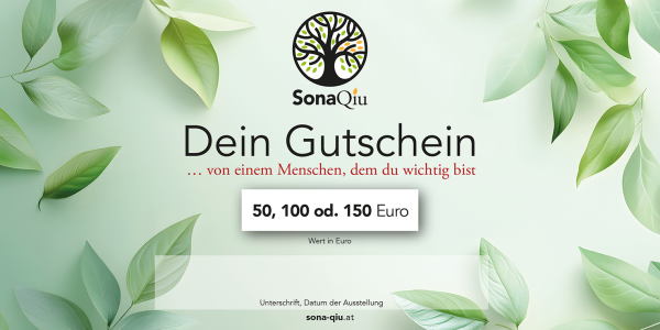 SonaQiu schenken. Für dich. Für euch. Für alle, die dir wichtig sind